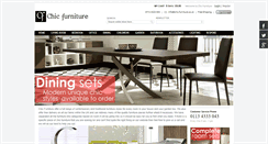 Desktop Screenshot of chic-furniture.co.uk